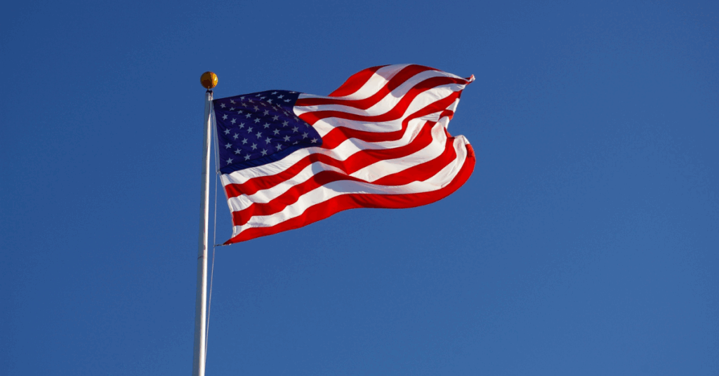 the USA flag