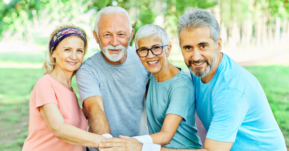 seniors playing in retirement homes