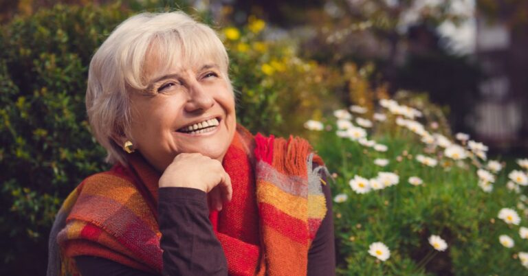 senior woman in a retirement communities