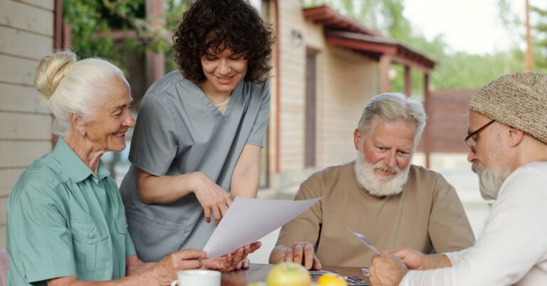seniors reading in retirement communities